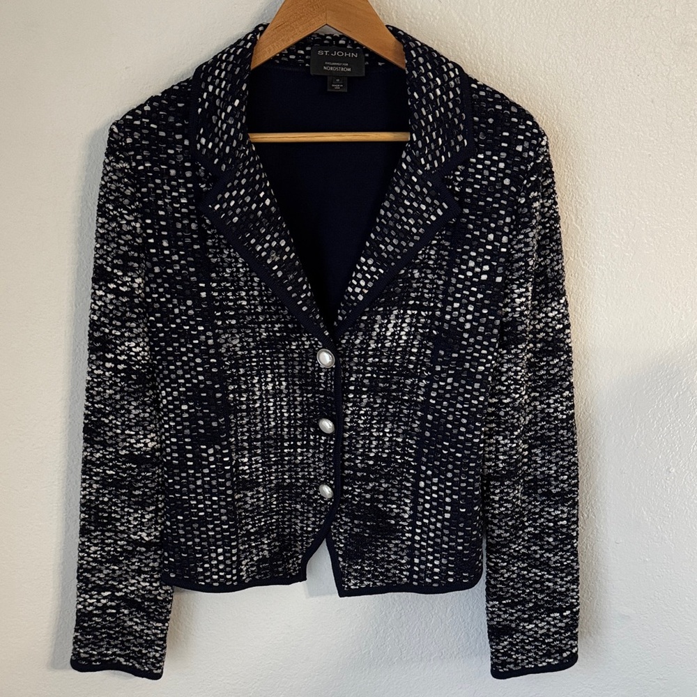 St. John Navy Knit‎ Blazer